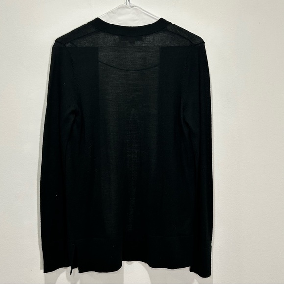 LOFT Black Wool Cardigan in Women's Size X-Small - Picture 3 of 6